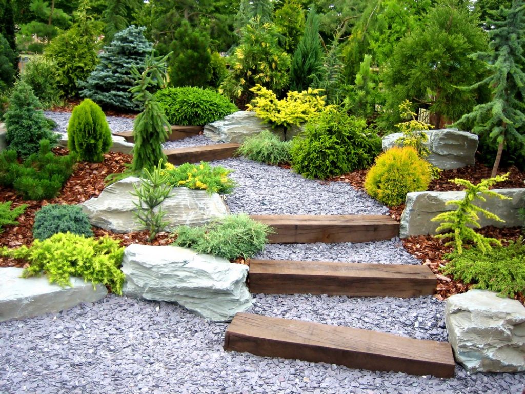 Construire un escalier pour un jardin en pente ou abrupt — free download