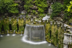 jardin italien et eau
